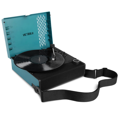 Victrola Revolution Go Turntable - Blue-Victrola-Mood