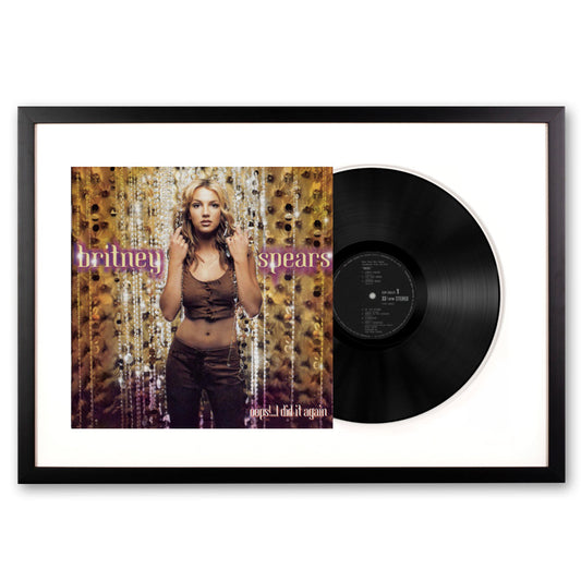 Framed Britney Spears Oops! I Did It Again Vinyl Album Art-Vinyl Art-Mood