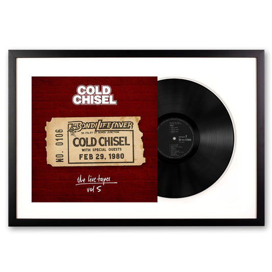 Framed Cold Chisel the Live Tapes Vol 5 - Live at the Bondi Lifesaver - Triple Vinyl Album Art-Vinyl Art-Mood