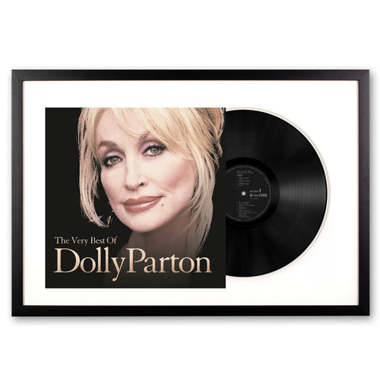 Framed Dolly Parton the Very Best of Dolly Parton Vinyl Album Art-Vinyl Art-Mood