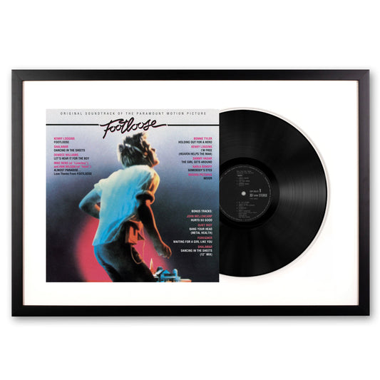 Framed Footloose Vinyl Album Art-Vinyl Art-Mood