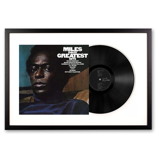 Framed Miles Davis Greatest Hits Vinyl Album Art-Vinyl Art-Mood