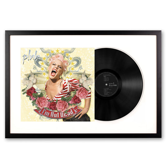 Framed P! nk I'm Not Dead Vinyl Album Art-Vinyl Art-Mood