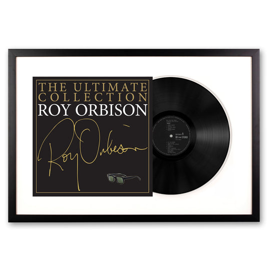 Framed Roy Orbison the Ultimate Collection Vinyl Album Art-Vinyl Art-Mood