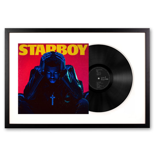 Framed The Weeknd Starboy - Double Vinyl Album Art-Vinyl Art-Mood