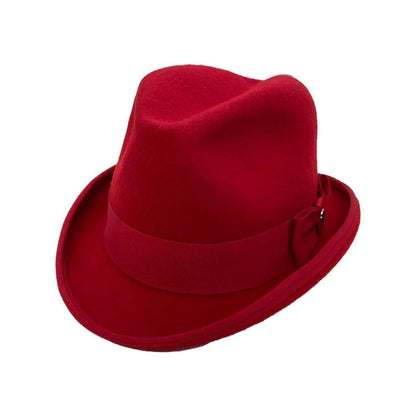 New Yorker Homburg Hat - Wool Felt-Hills Hat-Mood