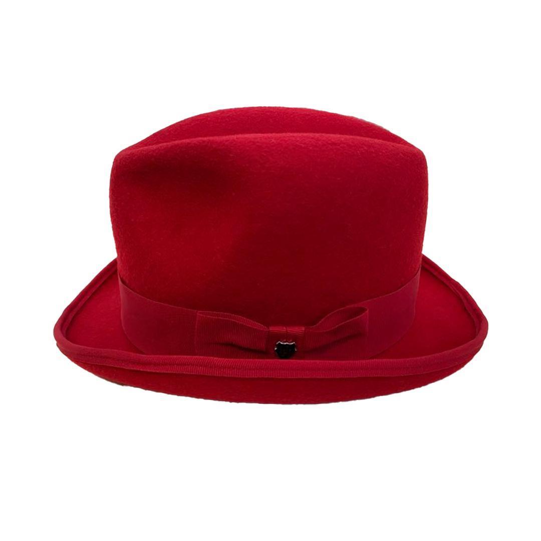 New Yorker Homburg Hat - Wool Felt-Hills Hat-Mood